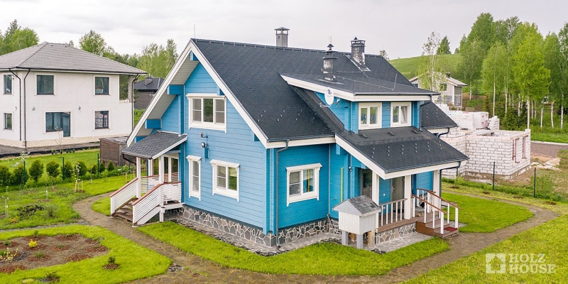 Миниатюрный дом из клееного бруса по проекту Антверпен - фото 5 на сайте Holz House