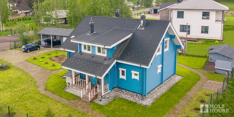 Миниатюрный дом из клееного бруса по проекту Антверпен - фото 8 на сайте Holz House