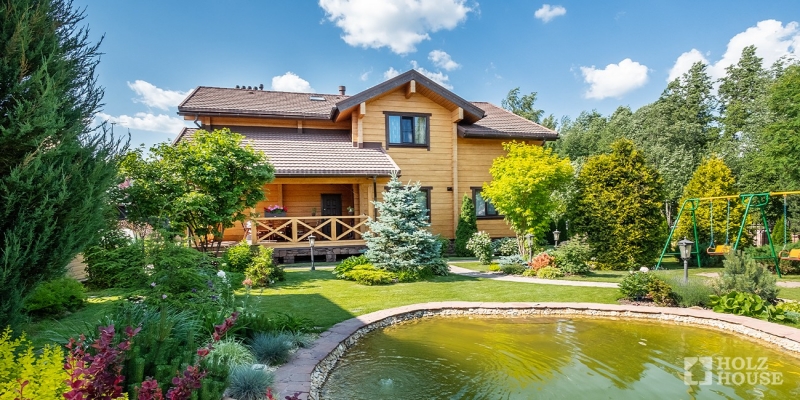 Двухэтажный дом из клееного бруса по проекту Остин - фото 4 на сайте Holz House