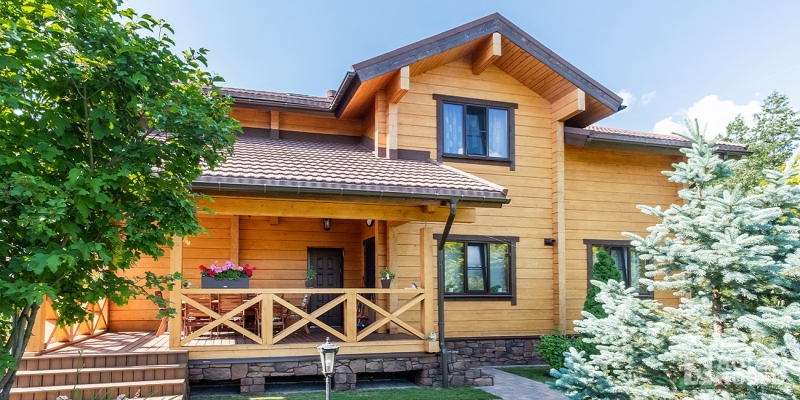 Двухэтажный дом из клееного бруса по проекту Остин - фото 7 на сайте Holz House