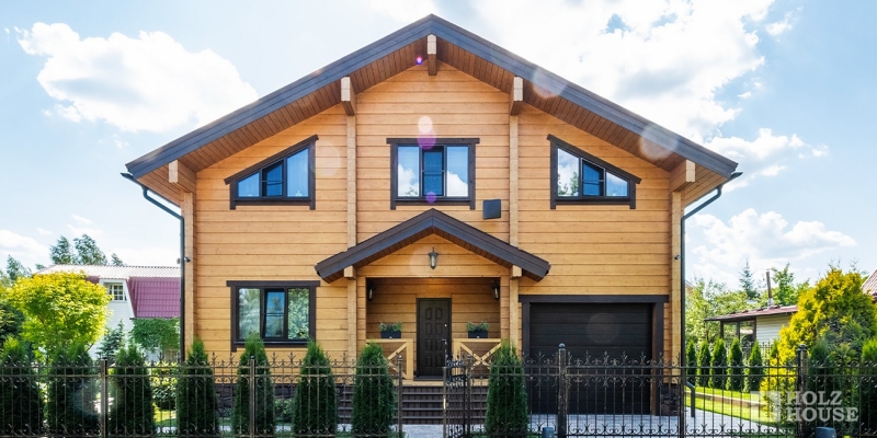 Двухэтажный дом из клееного бруса по проекту Остин - фото 10 на сайте Holz House