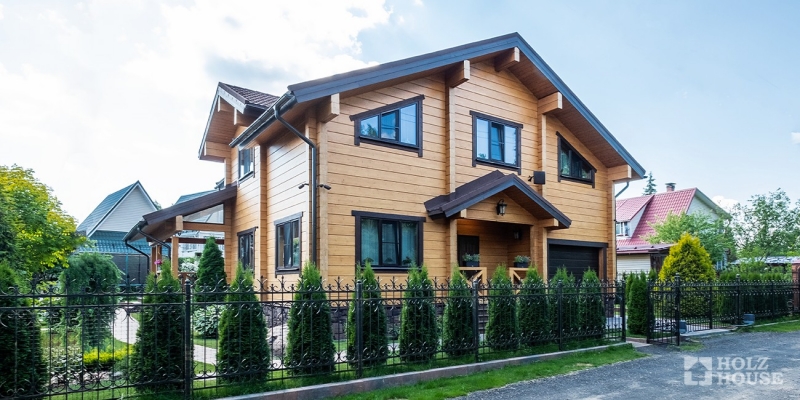 Двухэтажный дом из клееного бруса по проекту Остин - фото 11 на сайте Holz House