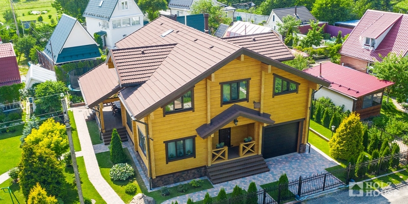 Двухэтажный дом из клееного бруса по проекту Остин - фото 17 на сайте Holz House