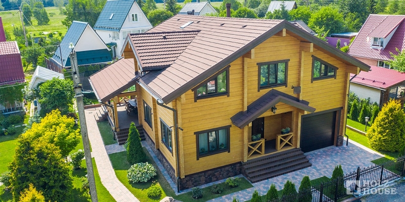 Двухэтажный дом из клееного бруса по проекту Остин - фото 18 на сайте Holz House