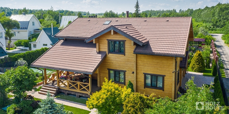 Двухэтажный дом из клееного бруса по проекту Остин - фото 19 на сайте Holz House