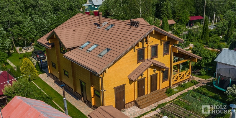 Двухэтажный дом из клееного бруса по проекту Остин - фото 23 на сайте Holz House