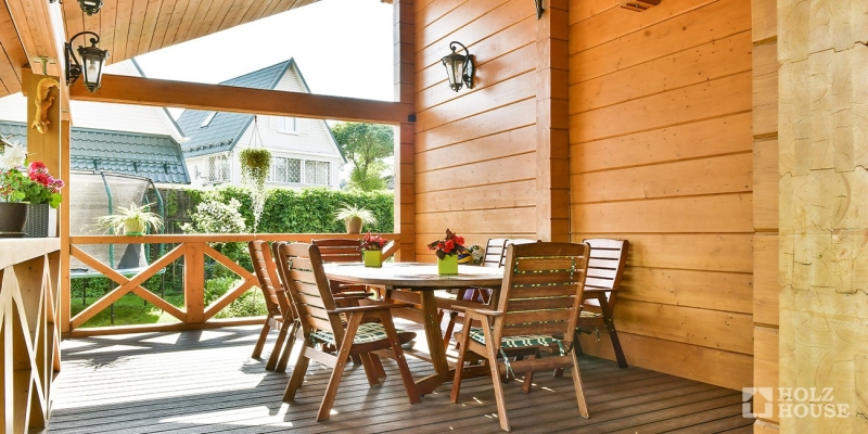 Двухэтажный дом из клееного бруса по проекту Остин - фото 27 на сайте Holz House