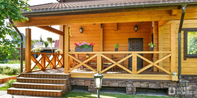 Двухэтажный дом из клееного бруса по проекту Остин - фото 28 на сайте Holz House