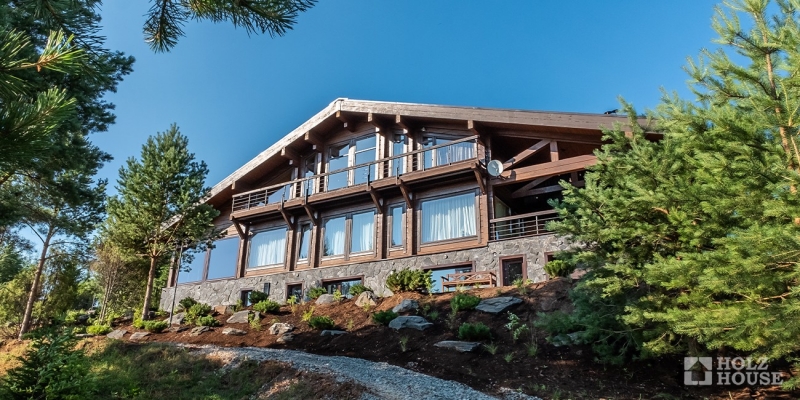 Построенные объекты Дом из клееного бруса по проекту Австрия v1 Holz House 6