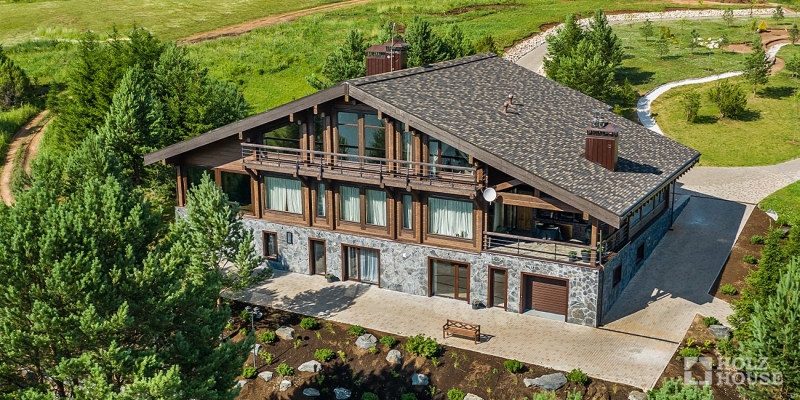 Построенные объекты Дом из клееного бруса по проекту Австрия v1 Holz House 11