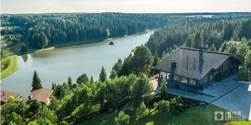 Построенные объекты Дом из клееного бруса по проекту Австрия v1 Holz House 13