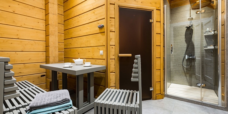 Двухэтажный дом в альпийском стиле с террасой и балконом по проекту Австрия v2 - фото 15 на сайте Holz House