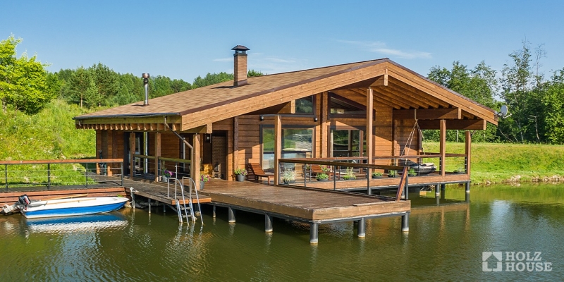 Баня из клееного бруса по проекту Австрия - фото 2 на сайте Holz House