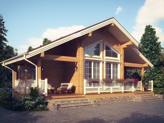 Дома из клееного бруса в Екатеринбурге: проекты и цены