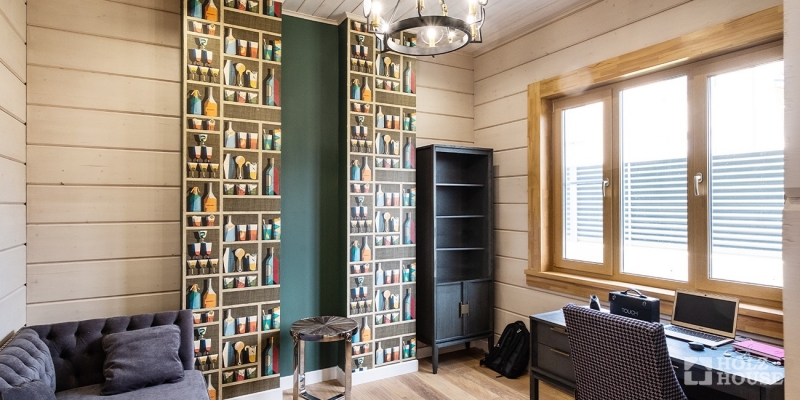 Красивый двухэтажный дом из клееного бруса по проекту Белфаст - фото 18 на сайте Holz House