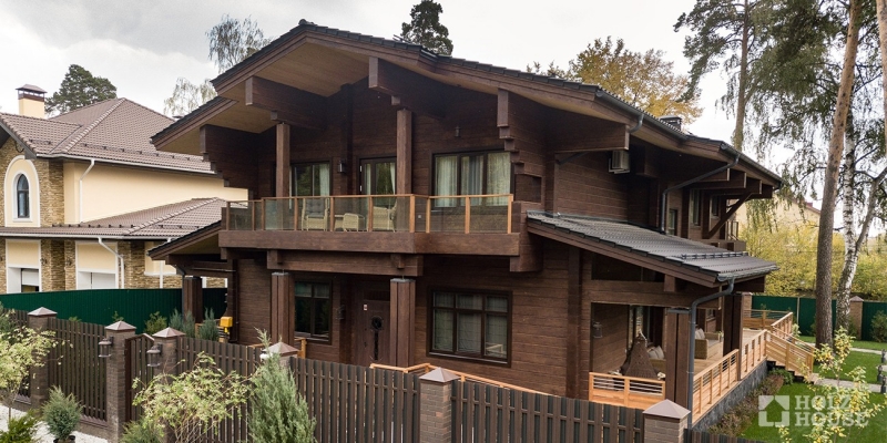 Дом из клееного бруса по проекту \"Бельфор\" Фото 2