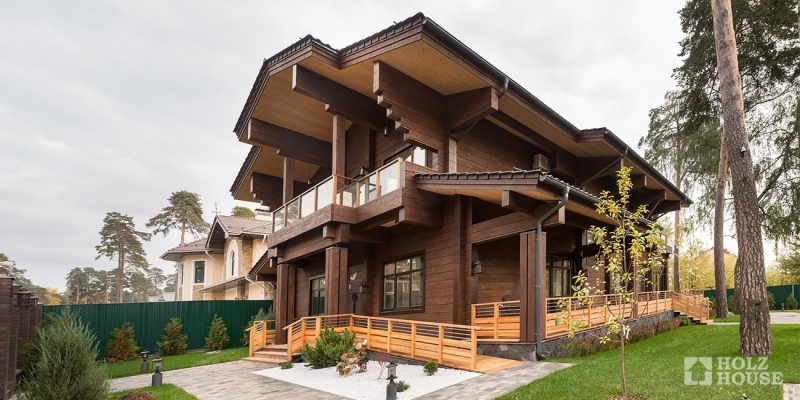 Дом из клееного бруса по проекту \"Бельфор\" Фото 9