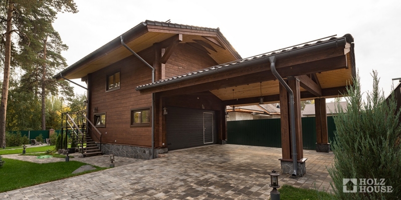 Дом из клееного бруса по проекту \"Бельфор\" Фото 11