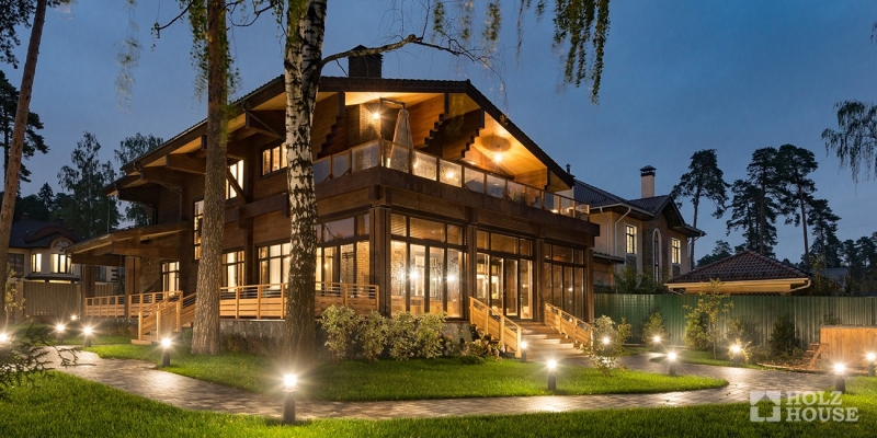 Дом из клееного бруса по проекту \"Бельфор\" Фото 53