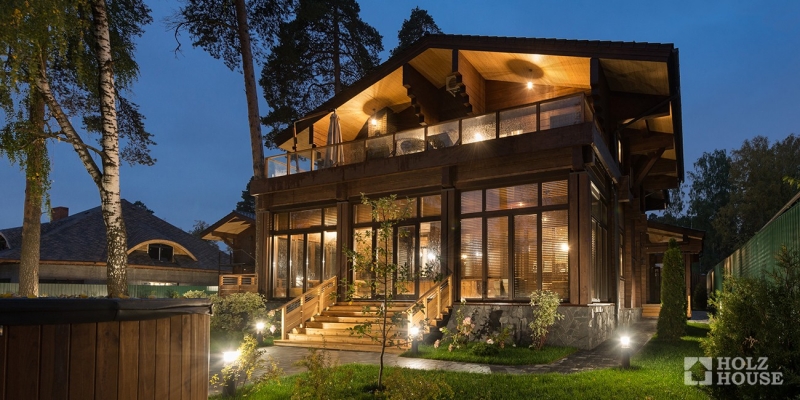 Дом из клееного бруса по проекту \"Бельфор\" Фото 55