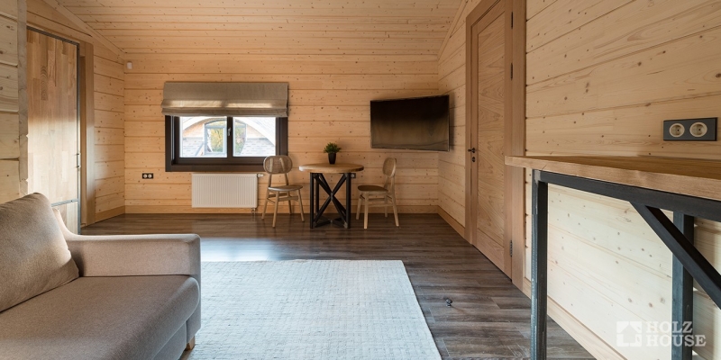 Дом из клееного бруса по проекту \"Бельфор\" Фото 50