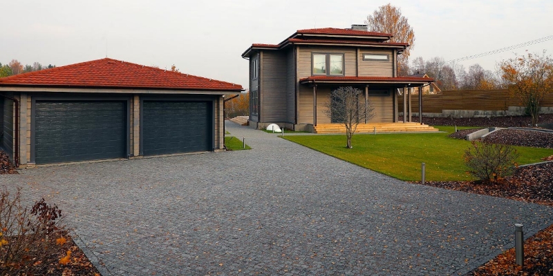 Построенные объекты Дом из клееного бруса по проекту Берген Holz House 3