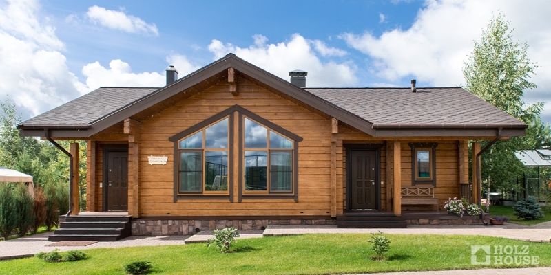 Бани из клееного бруса под ключ - проекты бань, цены на строительство в Holz House