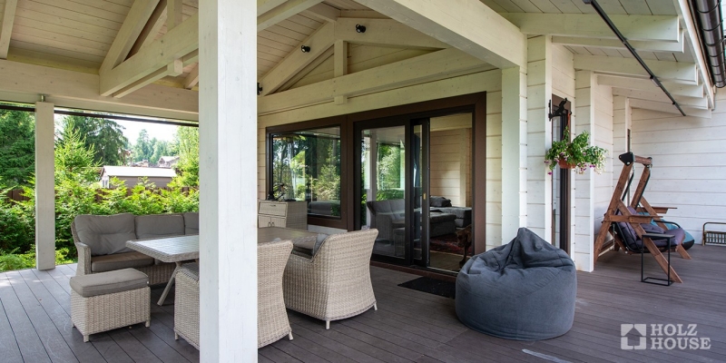 Дом из клееного бруса по проекту \"Дакота\" Фото 53