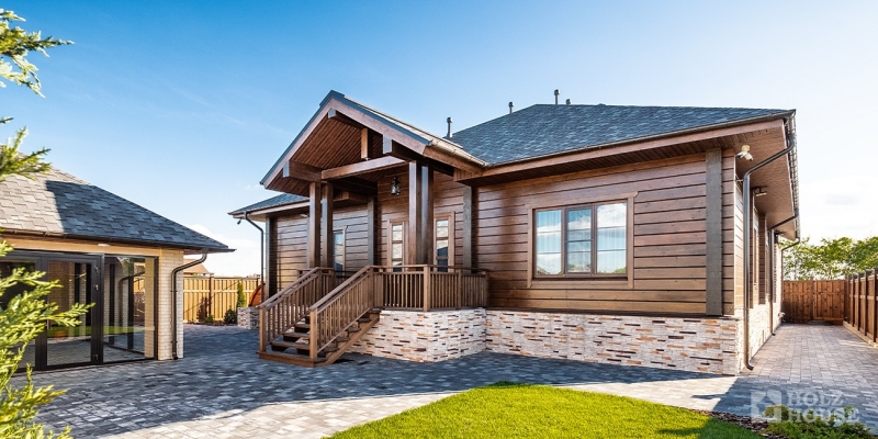 Одноэтажный дом из клееного бруса по проекту Дублин - фото 3 на сайте Holz House