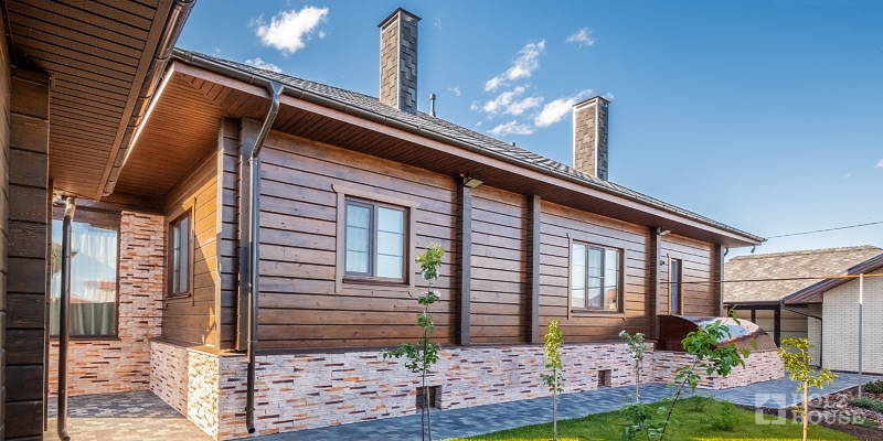 Одноэтажный дом из клееного бруса по проекту Дублин - фото 4 на сайте Holz House