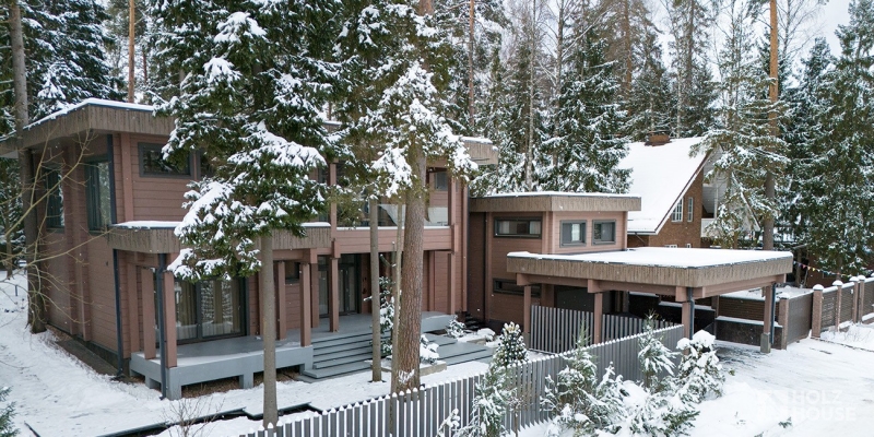 Дом из клееного бруса по проекту \"Эдинбург\" Фото 3