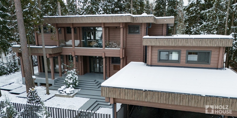 Дом из клееного бруса по проекту \"Эдинбург\" Фото 2