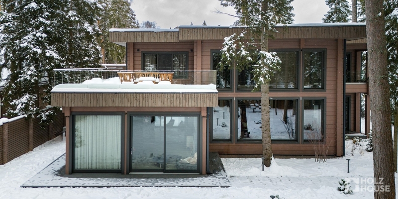 Дом из клееного бруса по проекту \"Эдинбург\" Фото 7