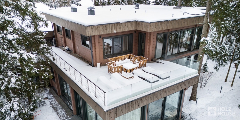 Дом из клееного бруса по проекту \"Эдинбург\" Фото 8