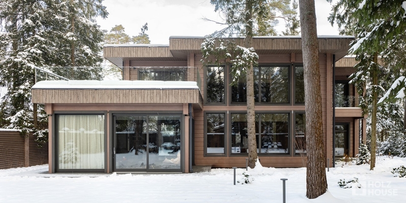 Дом из клееного бруса по проекту \"Эдинбург\" Фото 11