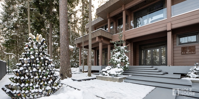 Дом из клееного бруса по проекту \"Эдинбург\" Фото 13