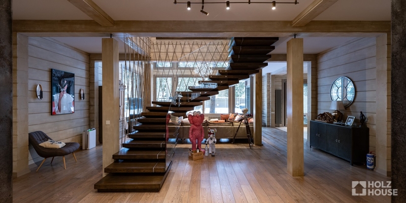 Дом из клееного бруса по проекту \"Эдинбург\" Фото 15