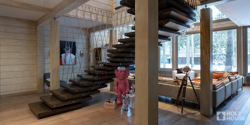 Дом из клееного бруса по проекту \"Эдинбург\" Фото 16