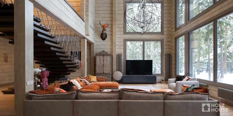 Дом из клееного бруса по проекту \"Эдинбург\" Фото 19