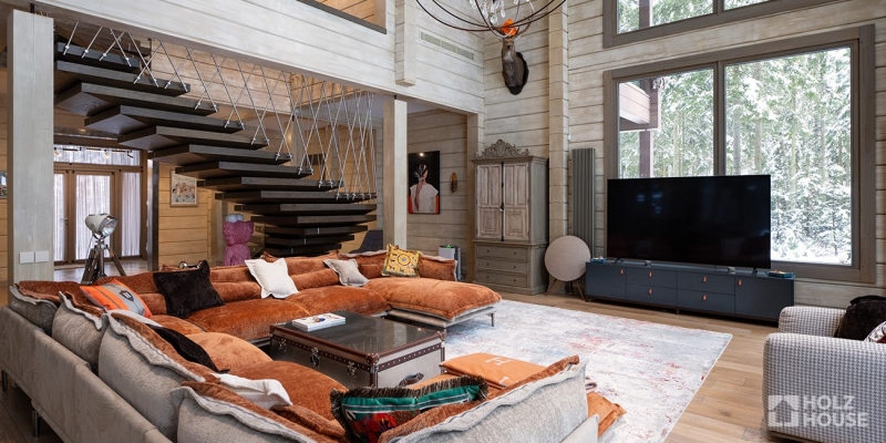 Дом из клееного бруса по проекту \"Эдинбург\" Фото 20