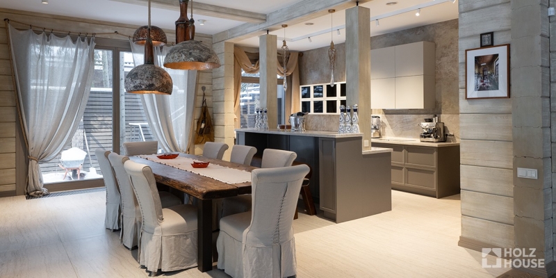 Дом из клееного бруса по проекту \"Эдинбург\" Фото 21