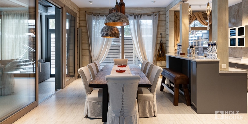 Дом из клееного бруса по проекту \"Эдинбург\" Фото 22