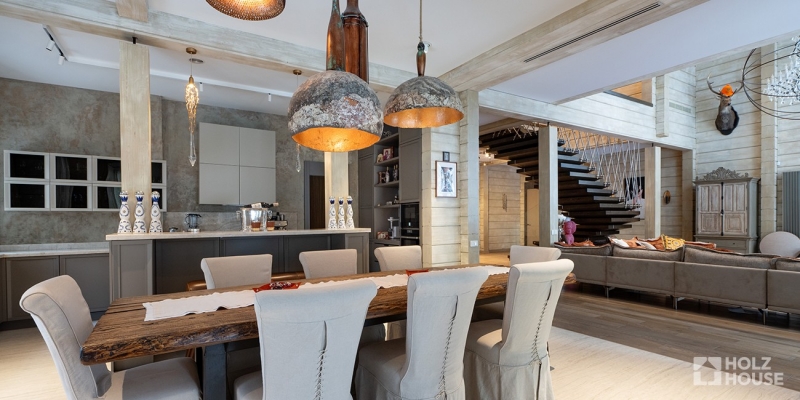 Дом из клееного бруса по проекту \"Эдинбург\" Фото 25