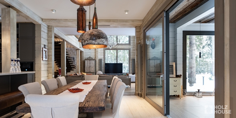 Дом из клееного бруса по проекту \"Эдинбург\" Фото 26