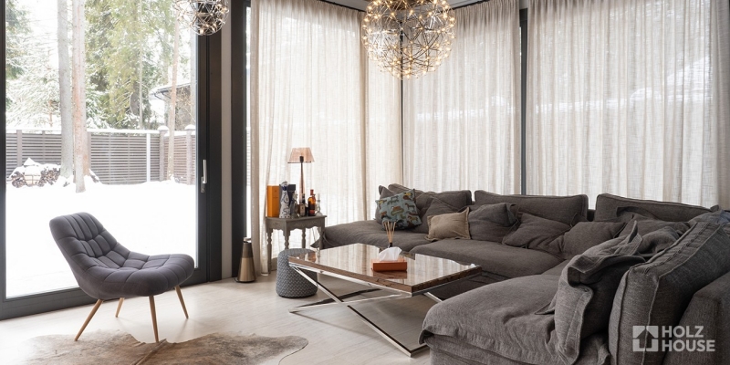 Дом из клееного бруса по проекту \"Эдинбург\" Фото 28