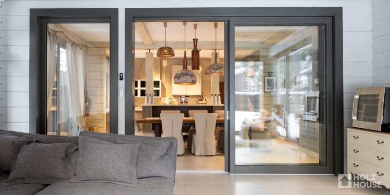 Дом из клееного бруса по проекту \"Эдинбург\" Фото 29