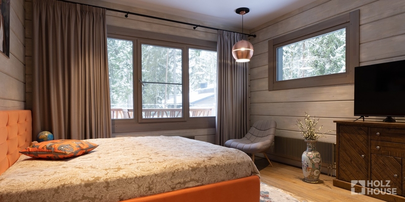 Дом из клееного бруса по проекту \"Эдинбург\" Фото 37