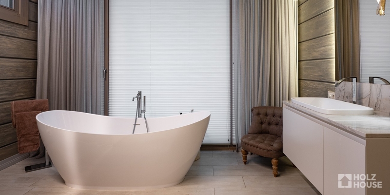 Дом из клееного бруса по проекту \"Эдинбург\" Фото 43