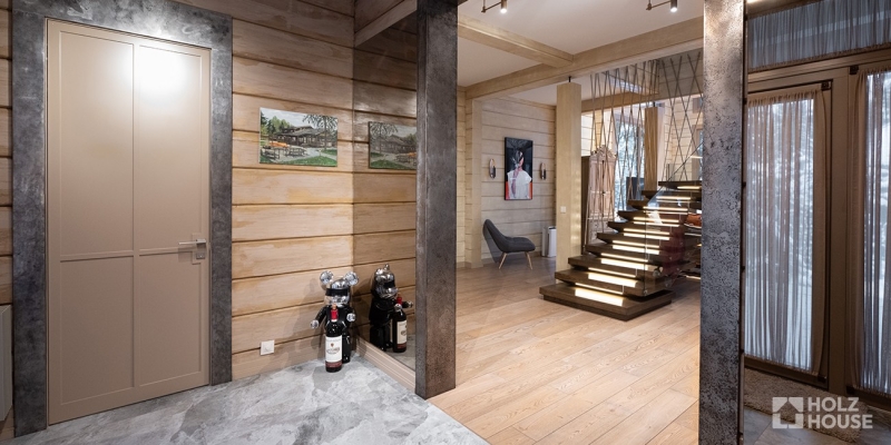 Дом из клееного бруса по проекту \"Эдинбург\" Фото 49