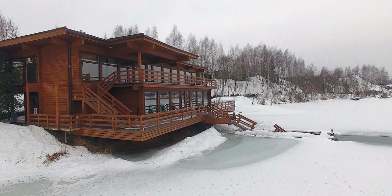 Построенные объекты Объект из клееного бруса Лисья нора Holz House 5